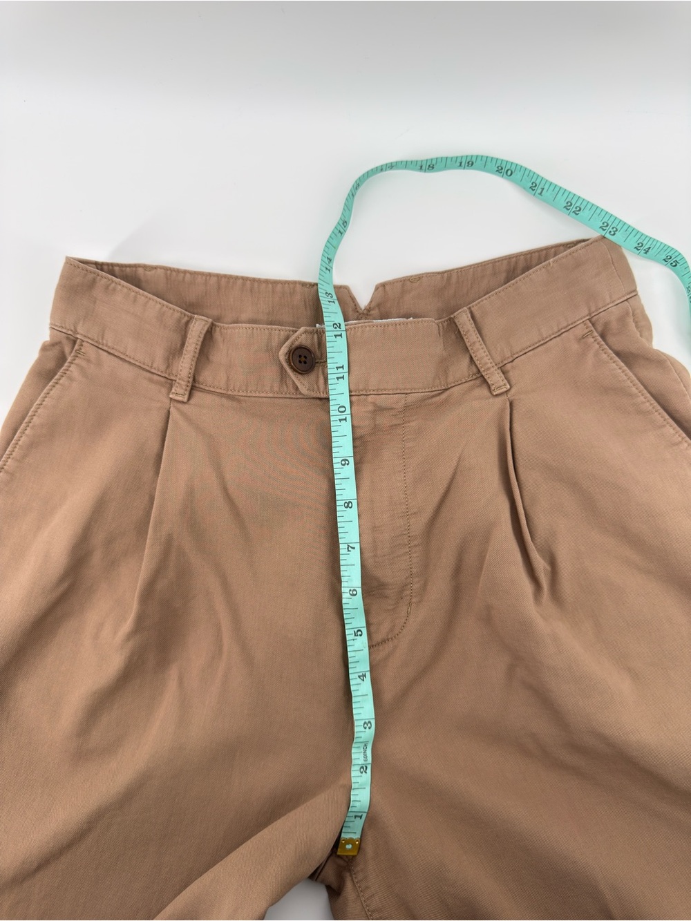 Outerknown Summerland Trouser 27 chestnut brown office tailored old money - Picture 7 of 12